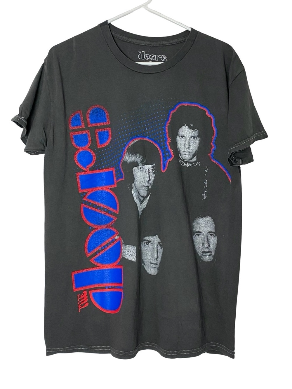 The Doors Graphic Band Tee Tshirt Mens Size Medium New NWT Gray Short Sleeve